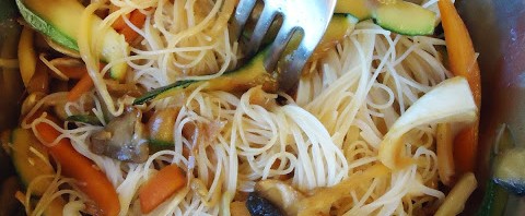 Fili di riso con verdure e zenzero e “Qualcosa è cambiato”