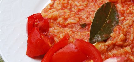 Risotto al pomodoro e brie