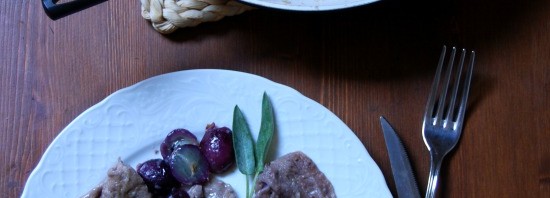 Carpaccio di vitello all’uva nera