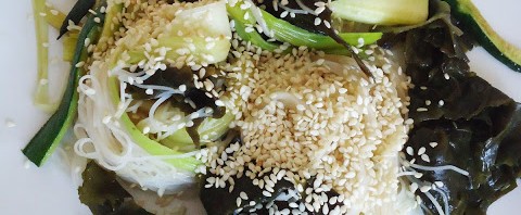Noodles alle alghe nori