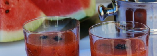 Succo di anguria e pescanoce