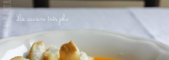 Vellutata di zucca con cetriolini sott’aceto
