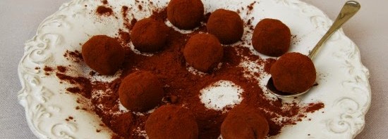 Tartufi al cacao e crema di castagne