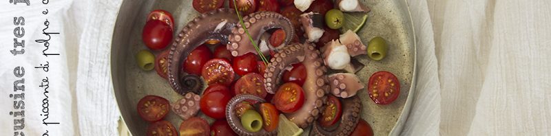 Insalata piccante di polpo e ciliegini
