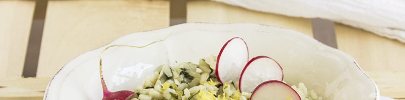 Risotto alle bietoline e ricotta stagionata