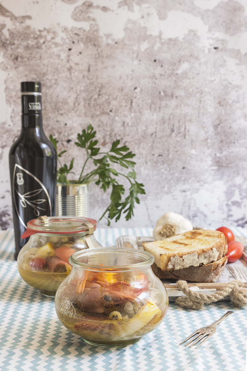 Zuppa-di-pesce-in-vasocottura con zafferano e olio Schinosa