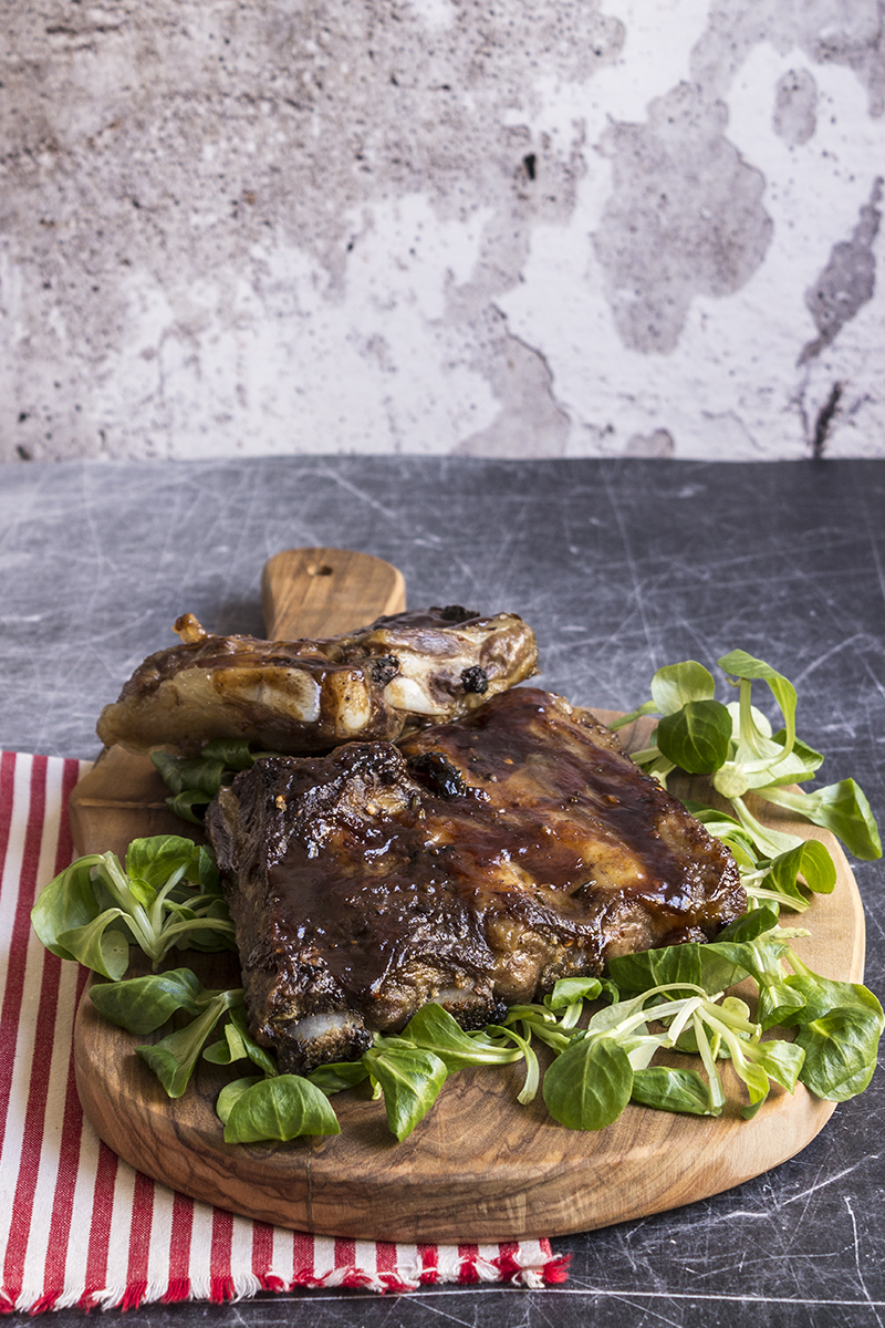 Costine al forno alla salsa barbecue