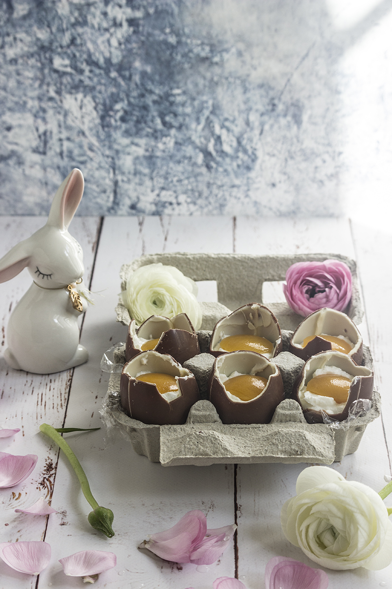 Ovetti di cioccolato ripieni
