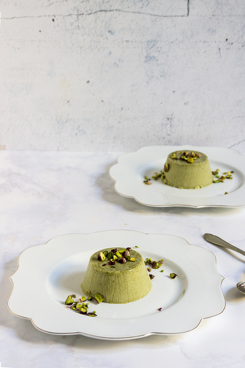Pannacotta al pistacchio