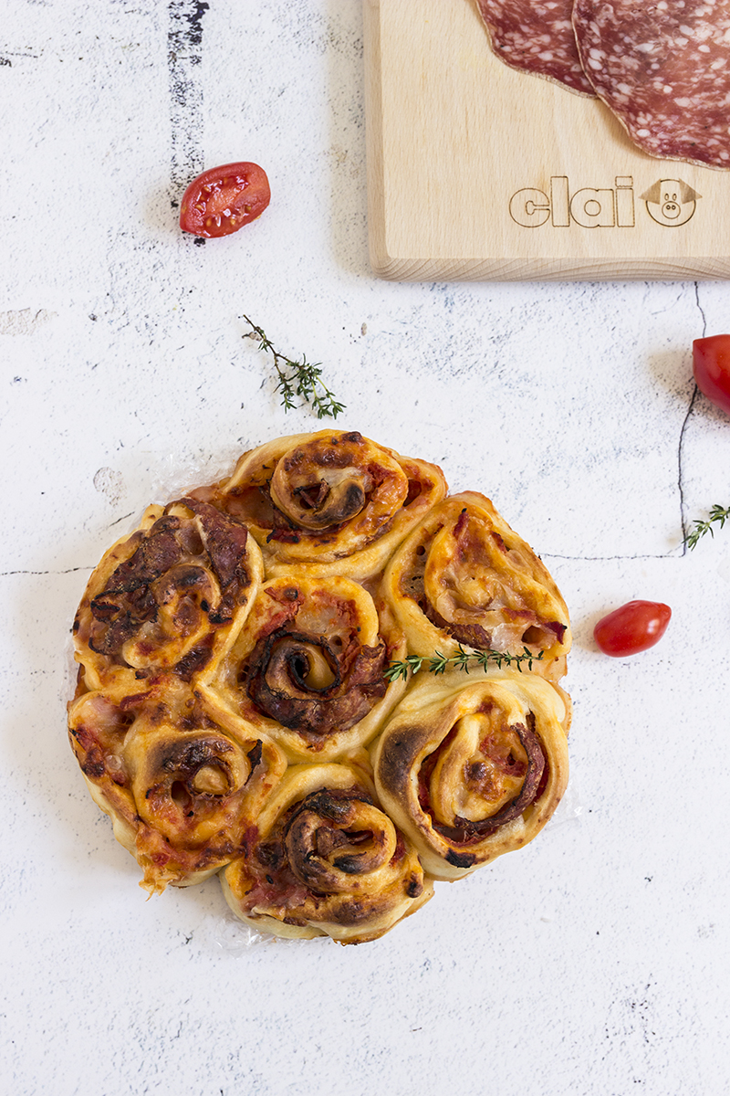 Pizza di rose con salame Milano Clai
